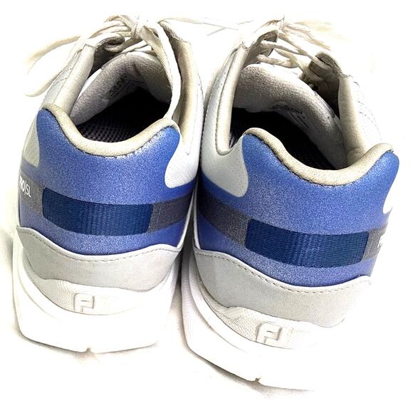 FootJoy Pro SL Golf Shoes White Blue Spikeless Waterproof Men\'s 10.5 Medium main image 8